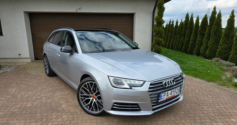 Audi A4 cena 84999 przebieg: 110440, rok produkcji 2017 z Łódź małe 704